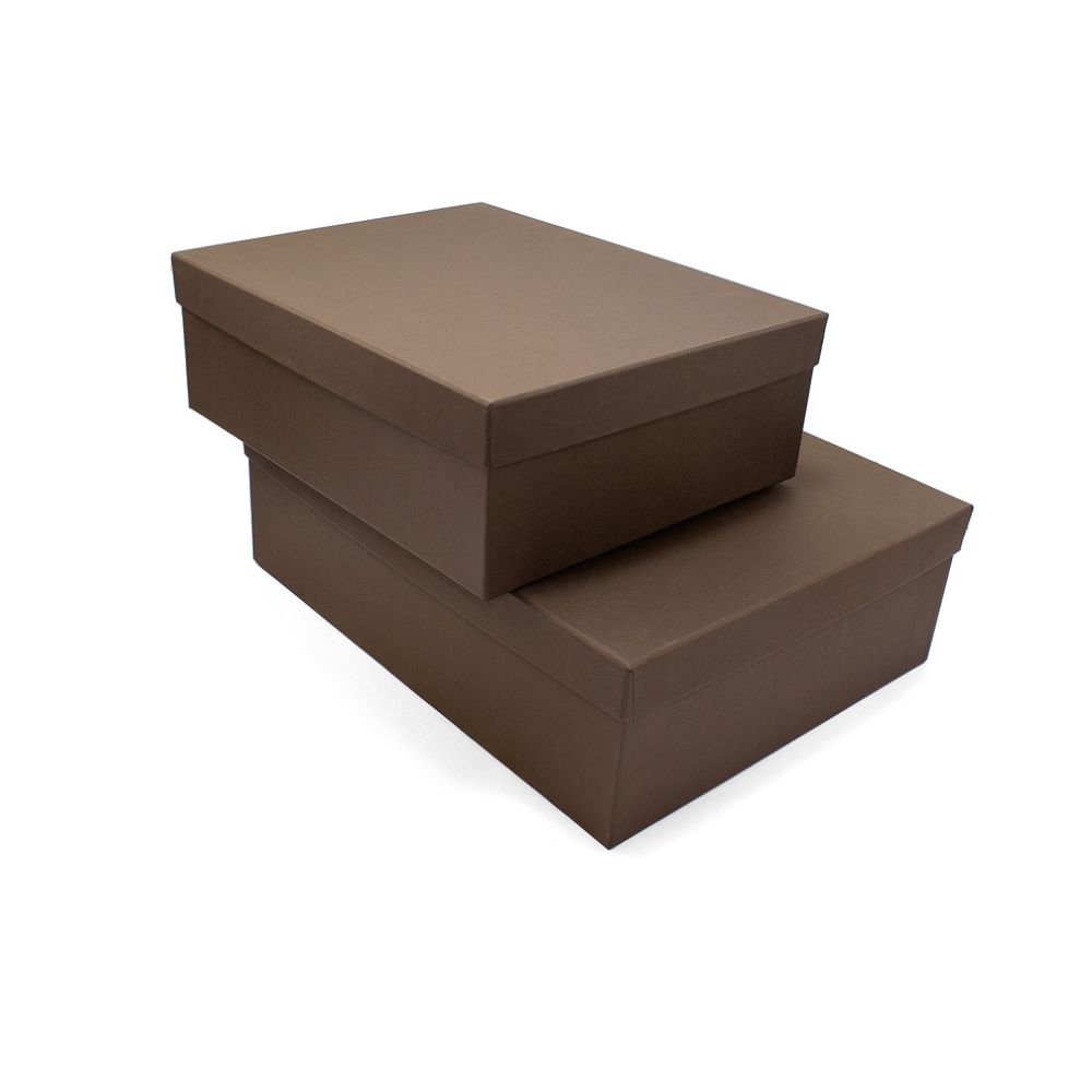 Χειροποίητο Χάρτινο Κουτί, Καφέ, 8 διαστάσεις